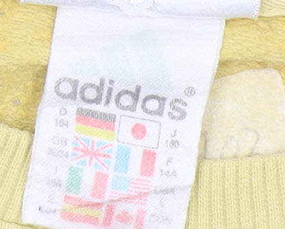 Adidas Girls Beige Embroidered Logo Pullover Sweatshirt 14 Years
