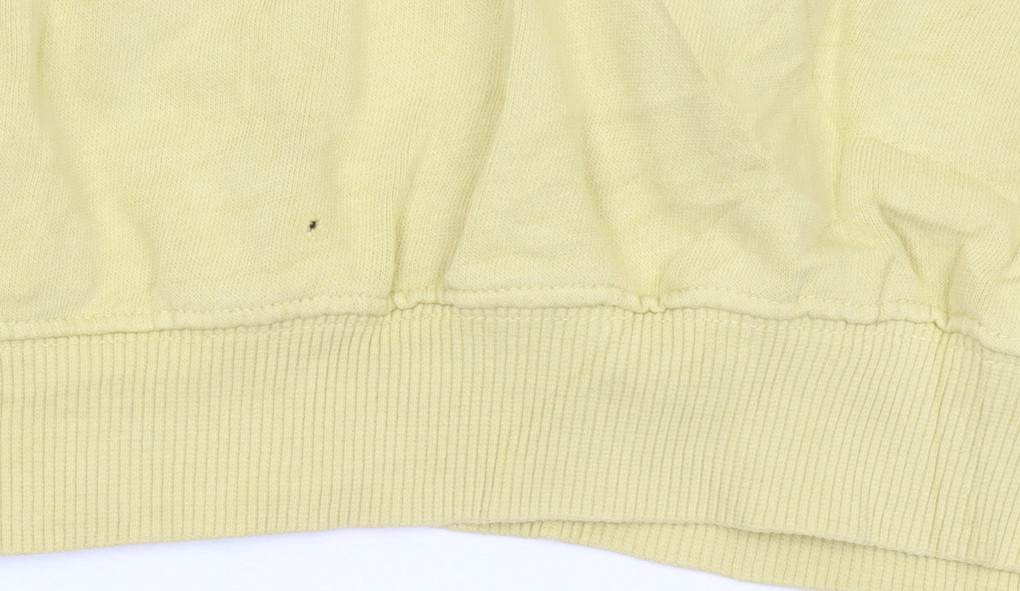 Adidas Girls Beige Embroidered Logo Pullover Sweatshirt 14 Years