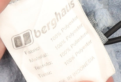 Berghaus Women's Blue Fleece Full Zip Mid-Length Jacket Size 10