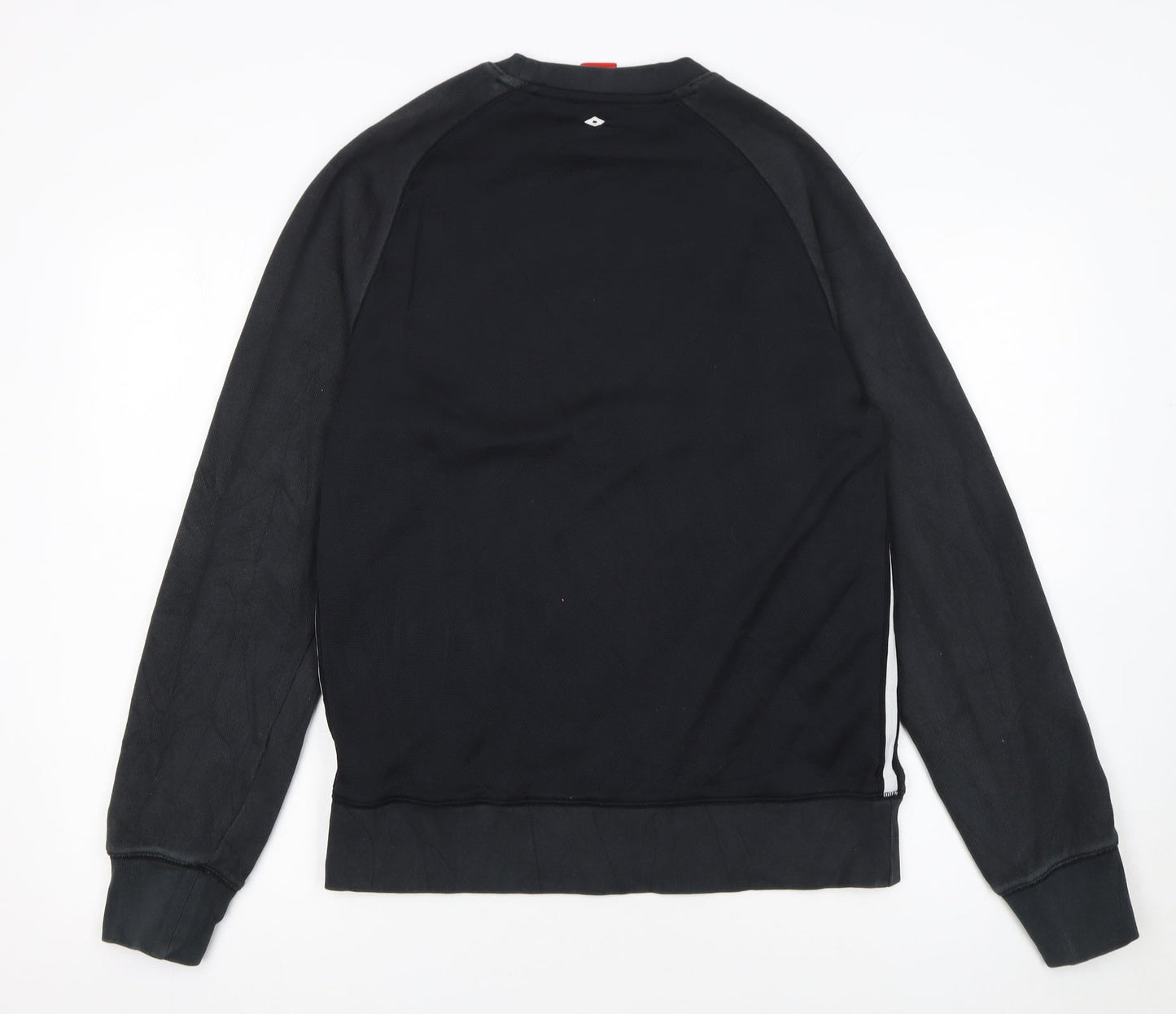 Nike Women Black Medium Pullover Sweatshirt Cotton Blend