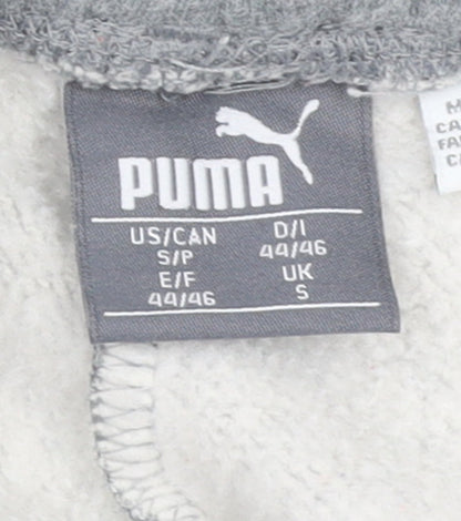 Puma Men's Grey Sweatpants S Regular Fit Lightweight Joggers
