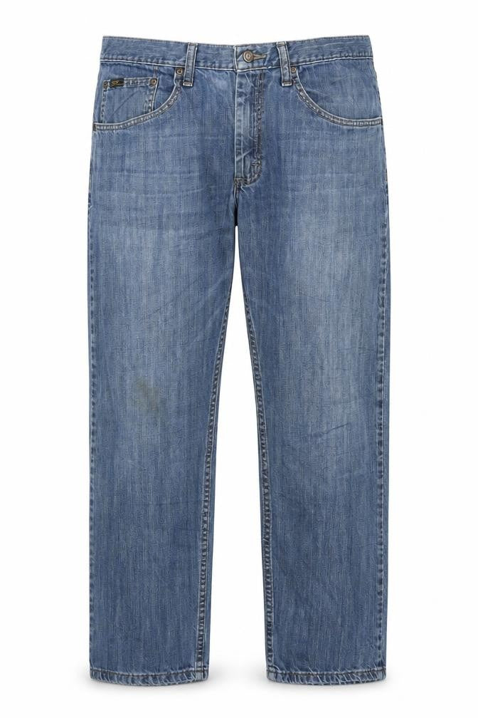 Lee Premium Select Men’s Blue Straight Leg Jeans 36x29 Cotton Denim