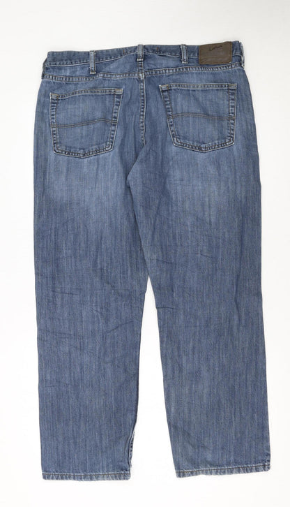 Lee Premium Select Men’s Blue Straight Leg Jeans 36x29 Cotton Denim