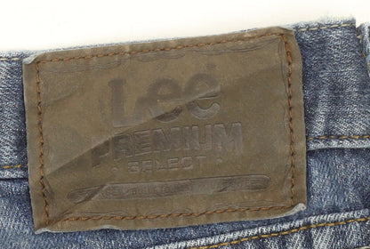 Lee Premium Select Men’s Blue Straight Leg Jeans 36x29 Cotton Denim