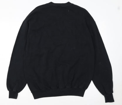 Jerzees Women Black XL Pullover Sweatshirt Friends Quote Print