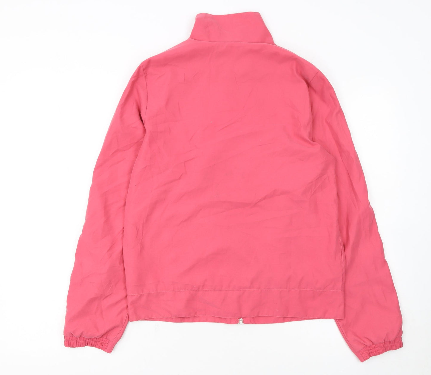 Adidas Girls Pink Track Jacket 14 Years Full Zip Lightweight Sports Top