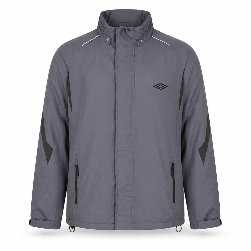 Umbro Men's Grey XL Windbreaker Activewear Jacket