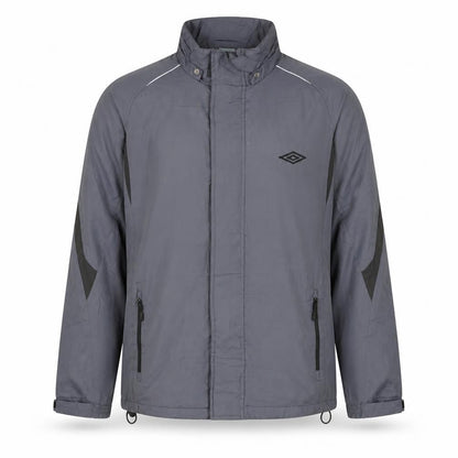 Umbro Men's Grey XL Windbreaker Activewear Jacket