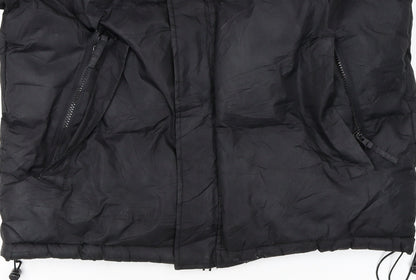 U.S. Polo Assn. Men's Black M Puffer Jacket Polyester Winter