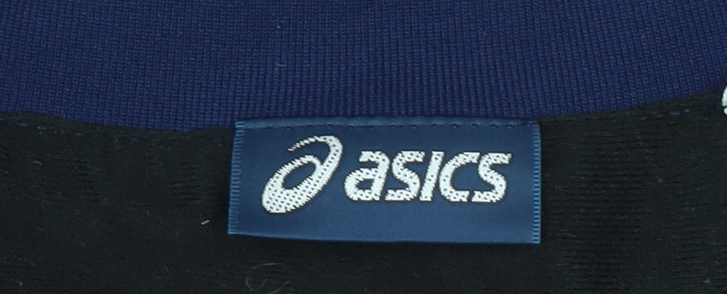 Asics Women's Navy Pullover Sweatshirt L Polyester Sports Top