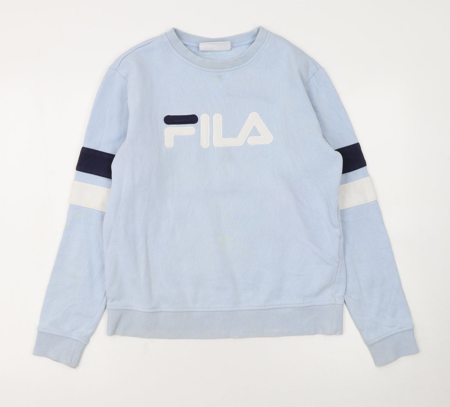 FILA Women's Light Blue Crew Neck Pullover Sweatshirt Size S