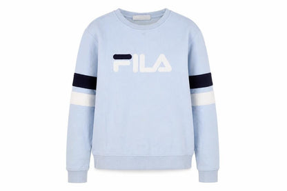 Fila Women's Light Blue Crew Neck Pullover Sweatshirt Size S