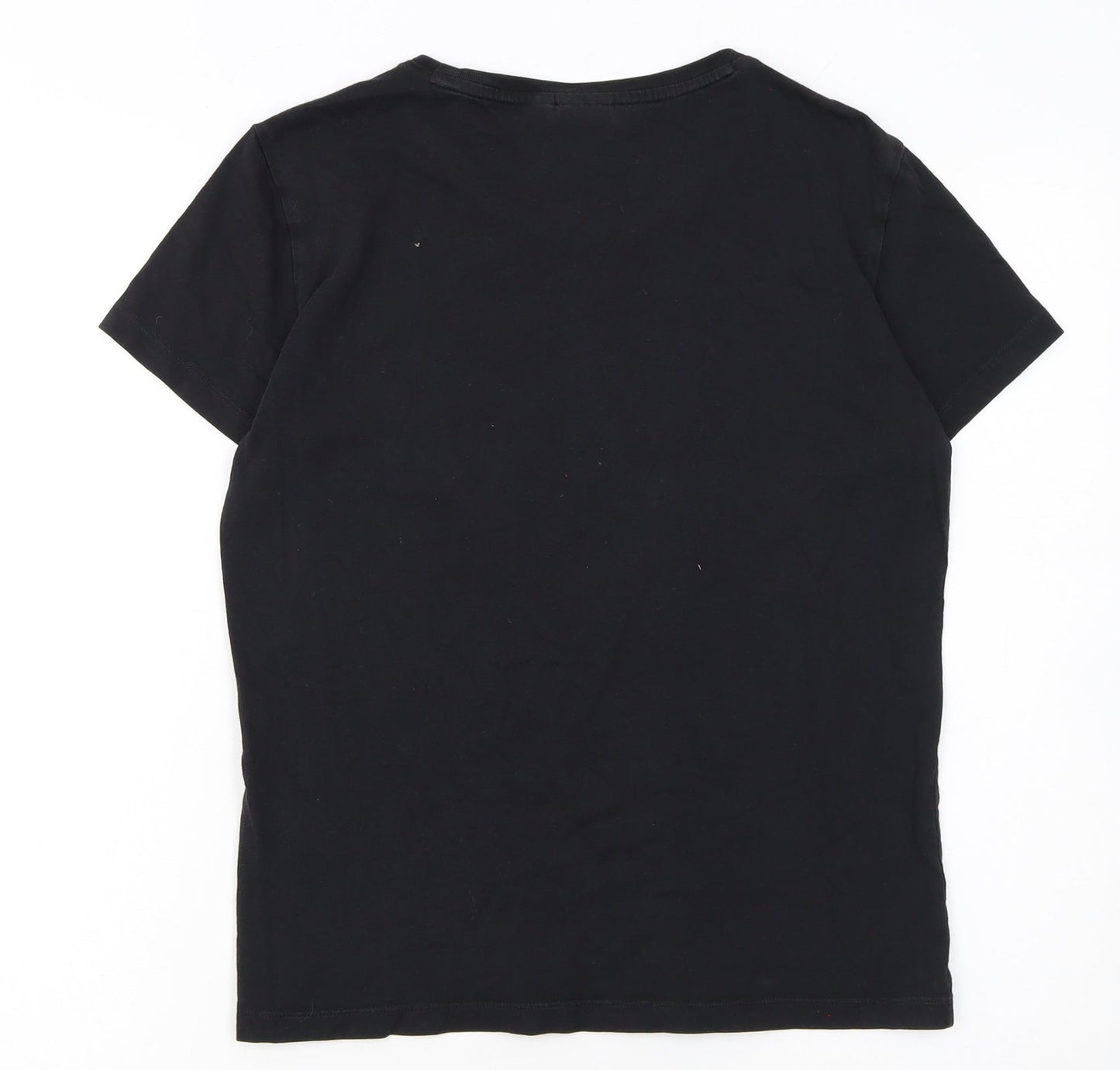 adidas Originals Women's Black Size 16 Crew Neck Short Sleeve T-Shirt