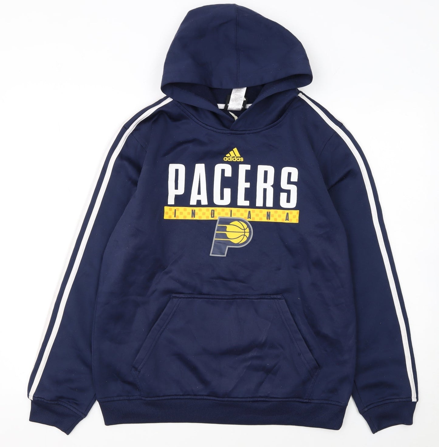 Adidas Boys Blue Indiana Pacers Pullover Hoodie XL 18 Years Basketball