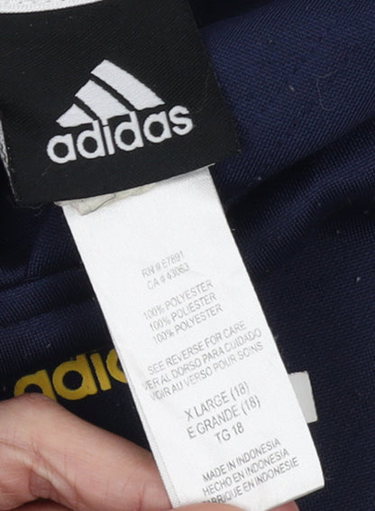 Adidas Boys Blue Indiana Pacers Pullover Hoodie XL 18 Years Basketball