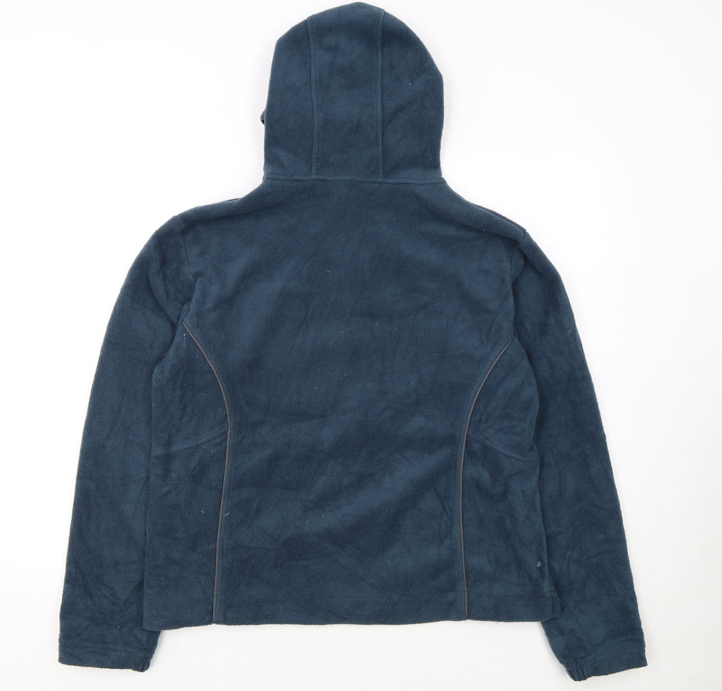 Columbia Women's Blue Fleece Full Zip Hoodie XL Warm Casual