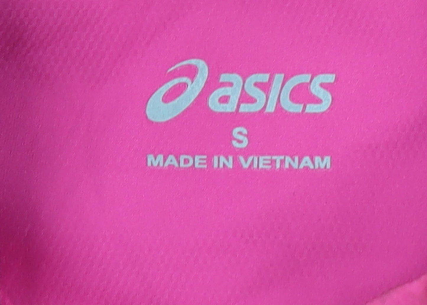 Asics Womens Pink Windbreaker Jacket S Lightweight Running Reflective