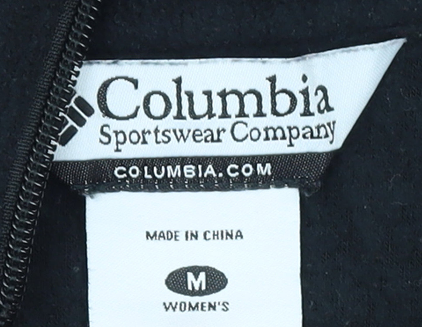 Columbia Women's Black Fleece Zip Waistcoat Gilet M Regular