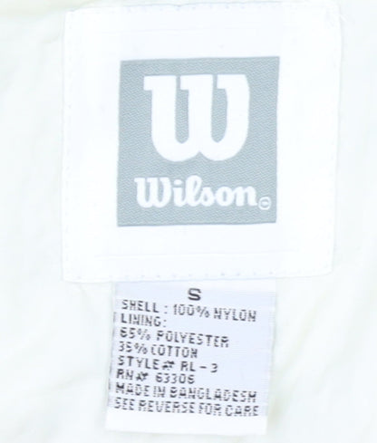 Wilson Womens Yellow Black Colourblock Nylon Windbreaker Jacket S
