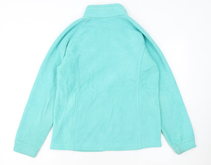 Columbia Girls Blue Fleece Full Zip Jacket XL Lightweight Outdoor