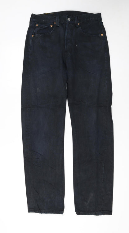 Levi's 501 Men's Blue Denim Straight Jeans W31 L32 Classic Fit
