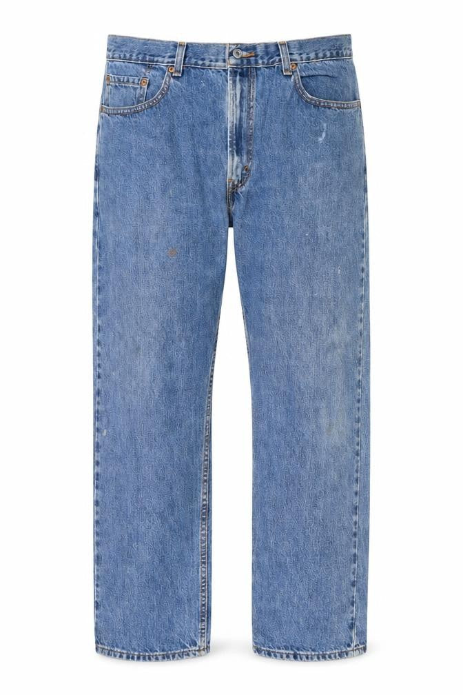 Levi's Men's Blue 505 Regular Fit Straight Leg Jeans 38W 30L