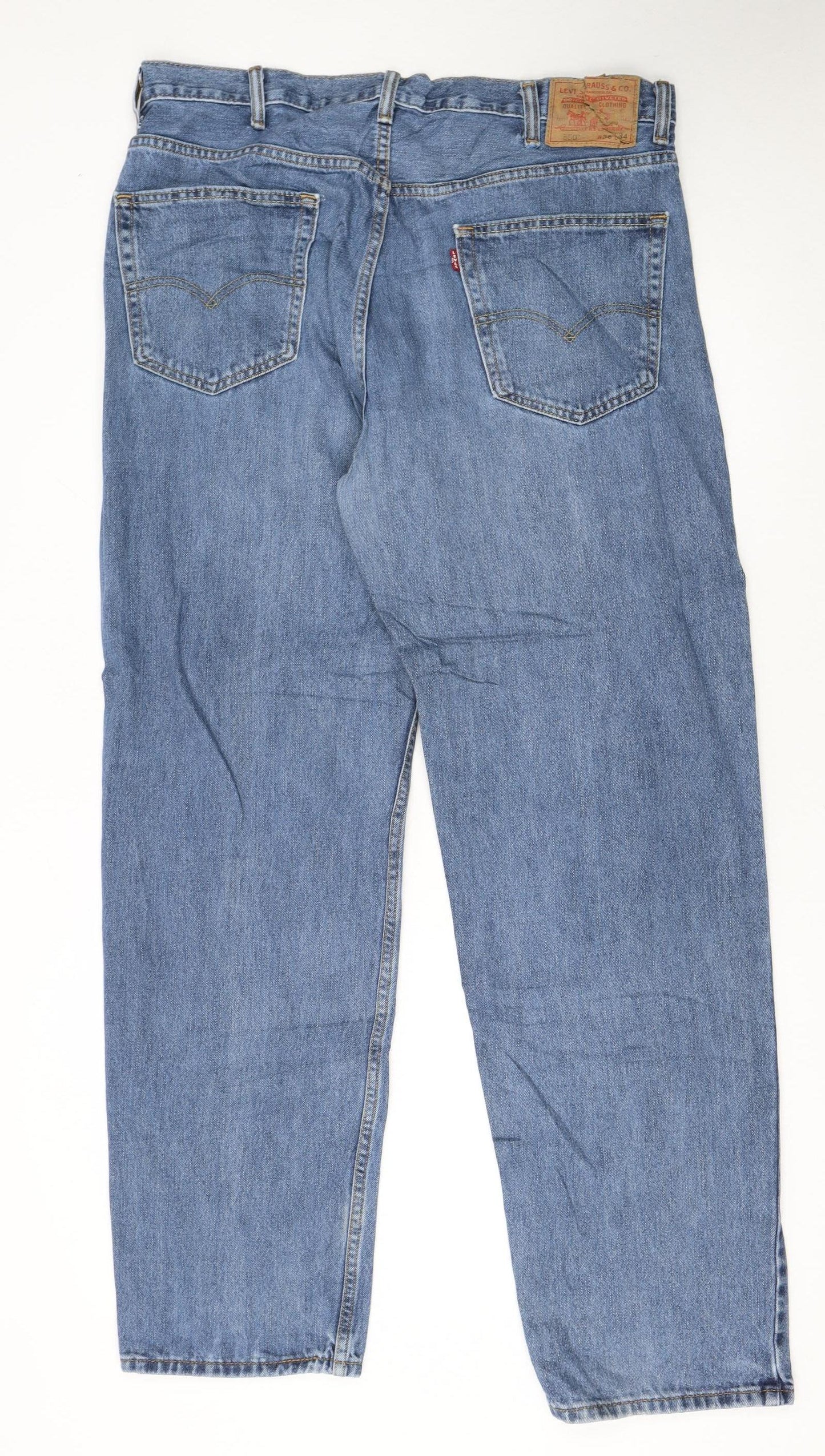 Levi’s 550 Men’s Blue Relaxed Fit Straight Leg Jeans W38 L34