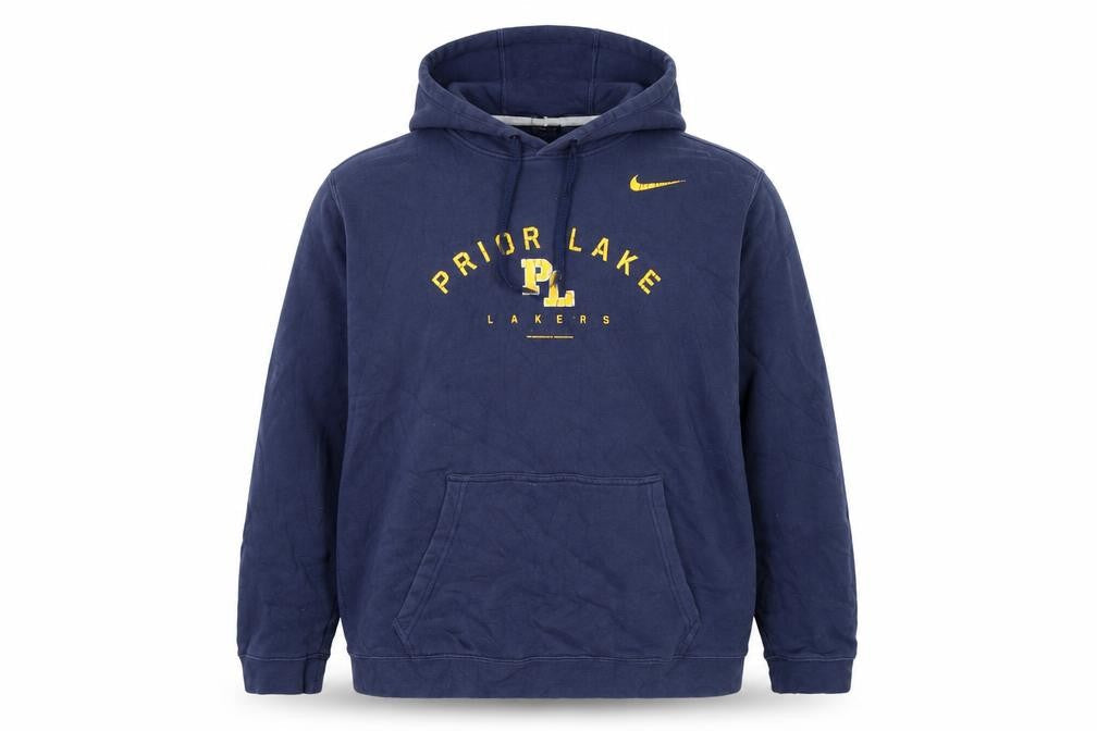 Nike Men's Blue Pullover Hoodie Size L Graphic Sportswear