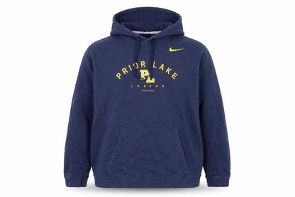 Nike Men's Blue Pullover Hoodie Size L Graphic Sportswear