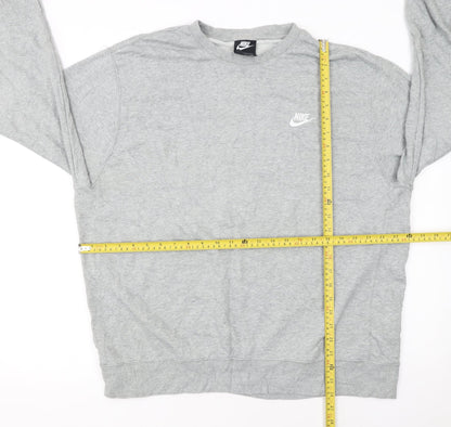 Nike Men's Grey XL Pullover Crew Neck Sweatshirt