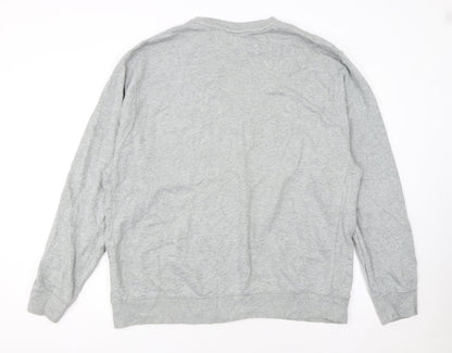 Nike Men's Grey XL Pullover Crew Neck Sweatshirt