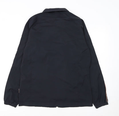 Puma Women's Black Track Jacket M Full Zip Lightweight Sportswear