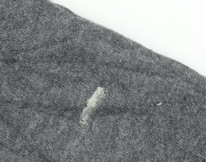 Nike Mens Grey Pullover Hoodie L Graphic Print Sports Fleece