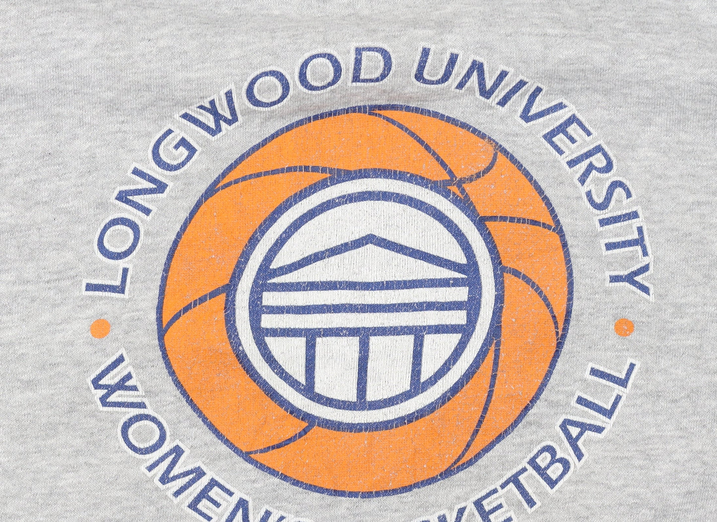 Nike Men's Grey Pullover Hoodie L Graphic Longwood University Basketball