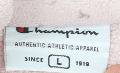 Champion Women’s Pink Fleece Full Zip Jacket Size L