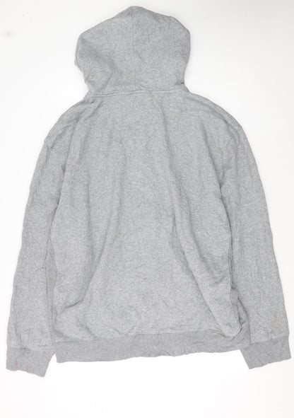 Nautica Men's Grey Full Zip Hoodie XXL Cotton Blend Casual