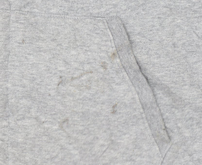 Nautica Men's Grey Full Zip Hoodie XXL Cotton Blend Casual