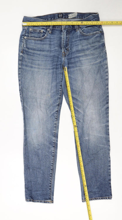 GAP Women’s Blue Medium Wash Straight Leg Denim Jeans Size 26