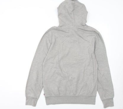 Levi's Men's Grey Classic Pullover Hoodie Small Logo Graphic