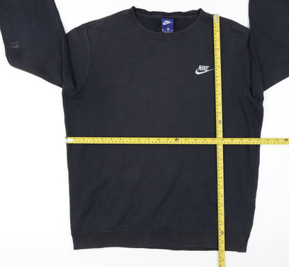 Nike Men's Black Crew Neck Pullover Sweatshirt Size M