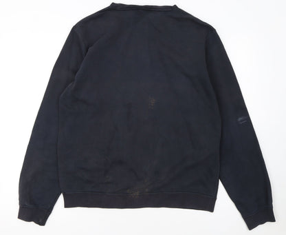 Nike Men's Black Crew Neck Pullover Sweatshirt Size M