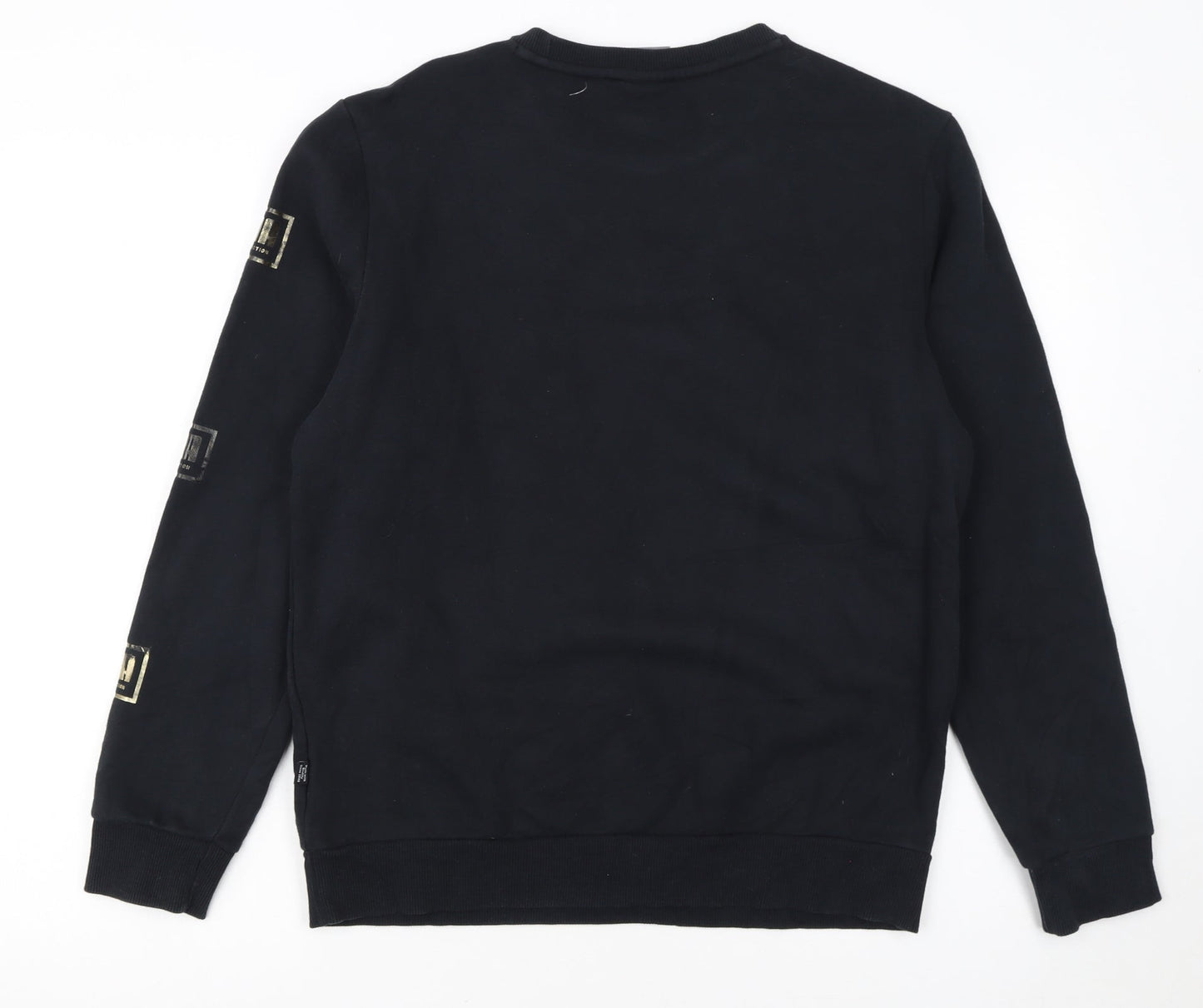 Puma Women's Black Small Crew Neck Pullover Sweatshirt