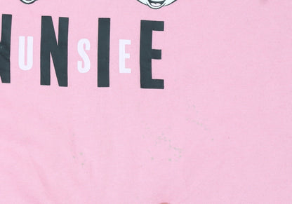 Disney Women Pink Minnie Mouse 2XL Pullover Sweatshirt