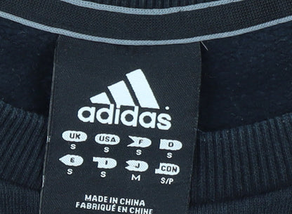 Adidas Men’s Black Crew Neck Pullover Sweatshirt Small