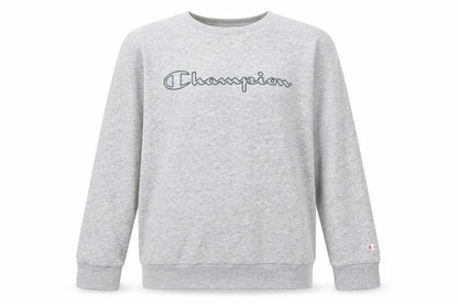 Champion Boys Grey Logo Pullover Sweatshirt 11-12 Years Regular Fit