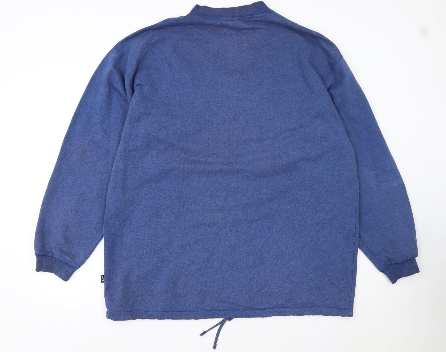 Reebok Mens Blue XL V-Neck Pullover Sweatshirt