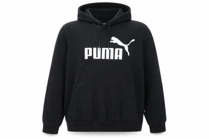 Puma Women's Black XL Pullover Hoodie with Logo Print