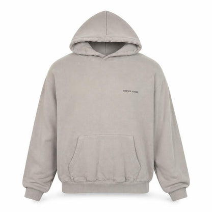 Another Version Men's Beige Pullover Hoodie Size S Cotton