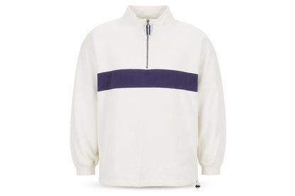 Sebago Men's White 2XL 1/4 Zip Cotton Pullover Sweatshirt