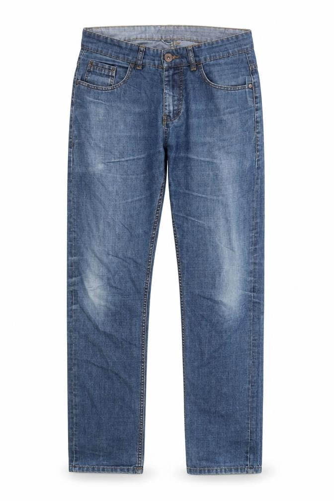 House Denim Men's Blue Straight Regular Fit Jeans W30 L32